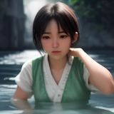 情感编辑林晓橙，女性，温暖笑容，背景为书架，专注恋爱心理研究